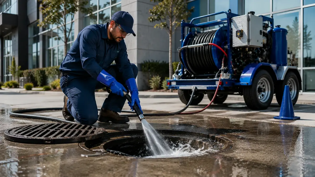 Commercial Hydro Jet Drain Cleaning in Lost Hills