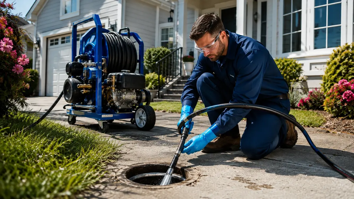 Residential Hydro Jet Drain Cleaning in Lost Hills